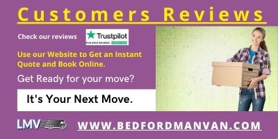 Good removals service with Bedford Man Van