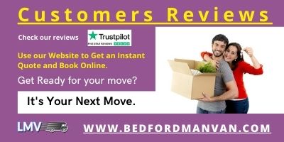 Excellent movers in Bedford, they were fast, careful and friendly.