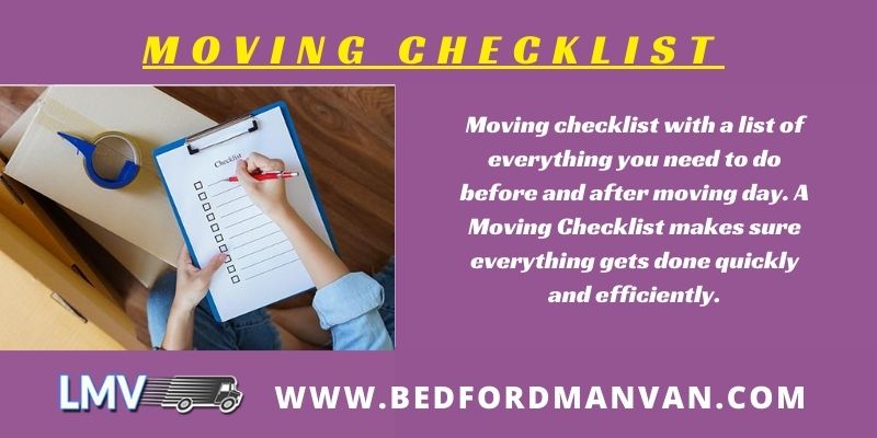  Moving Checklist