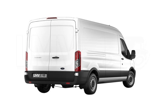 Hire Large Van and Man in Cople - Back View