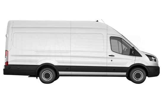Hire Extra Large Van and Man in Riseley - Side View